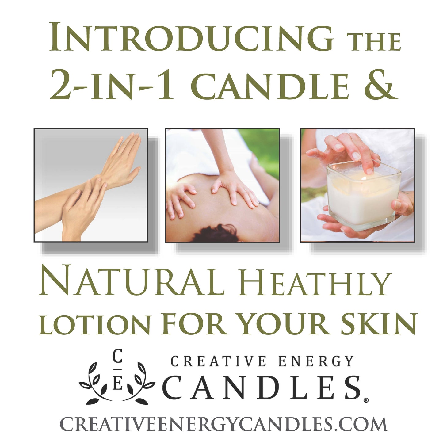 Creative Energy Candles - Mountain Grove: 2-in-1 Soy Lotion Candle