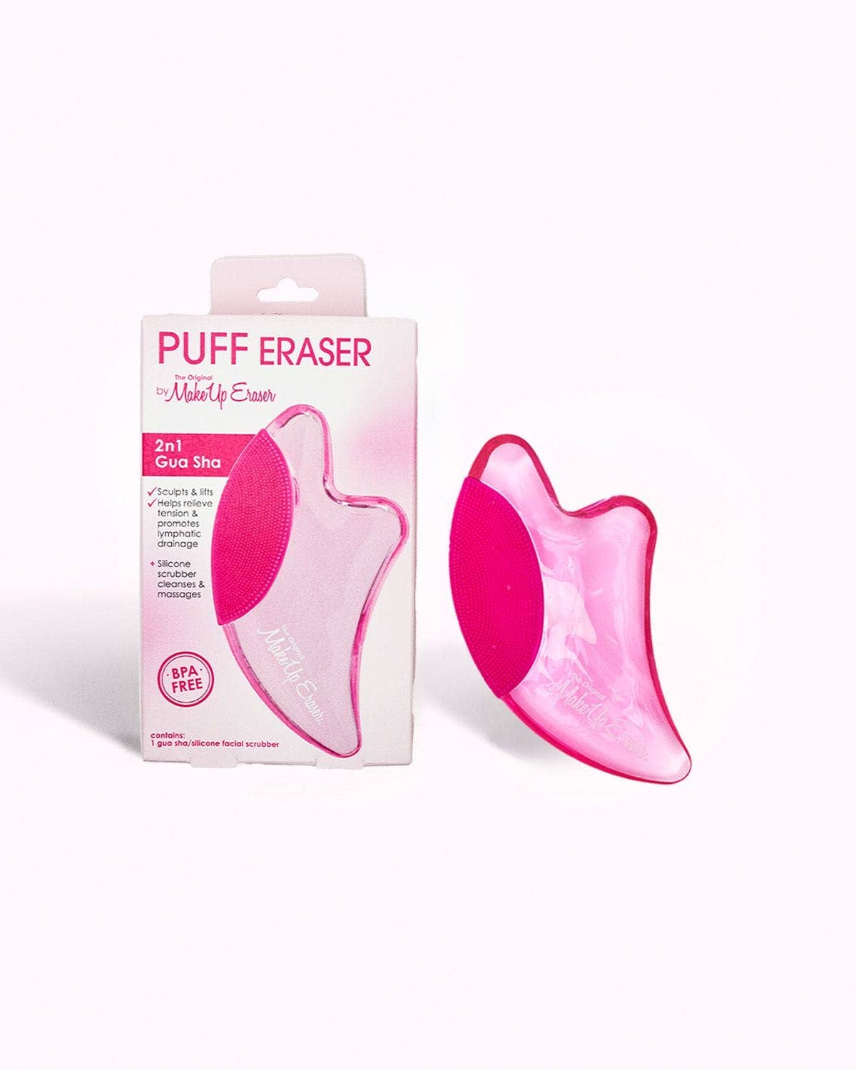 MakeUp Eraser - PUFF Eraser: 2n1 Gua Sha