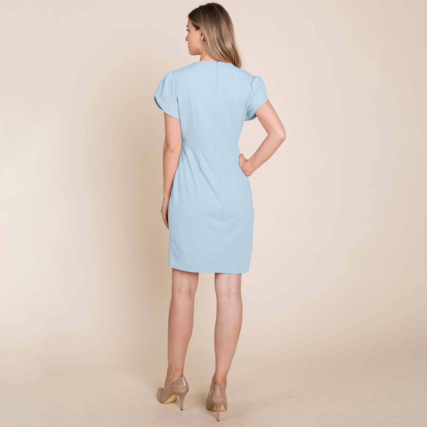 ROLYPOLY - Puff Short Sleeve Bodycon Dress