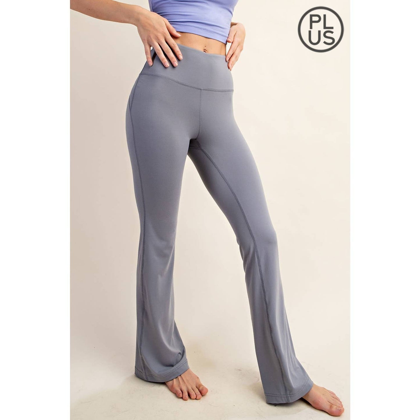 Rae Mode - PLUS SIZE FLARED YOGA PANTS