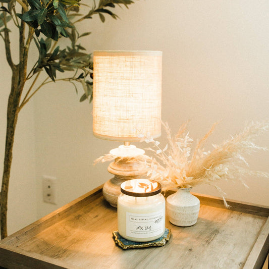 Palms, Psalms, & Prosecco - Lake Day Soy Candle: 8 oz.