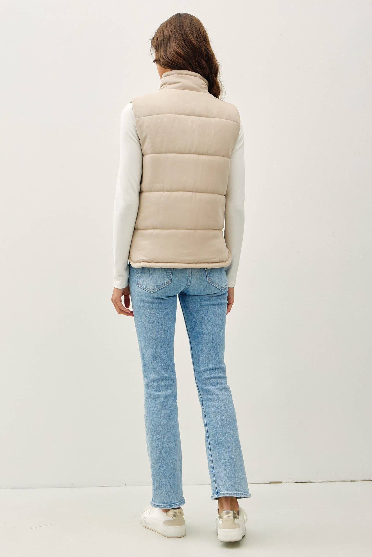 Be Cool - SUEDE-LIKE PUFFER VEST