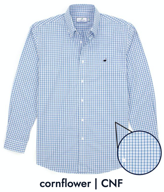 Properly Tied Sportshirt Cornflower