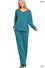 BRUSHED HACCI LONG SLEEVE PANTS SET