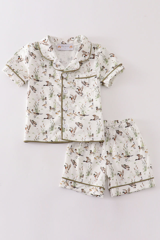 SAGE DUCK PJ SET