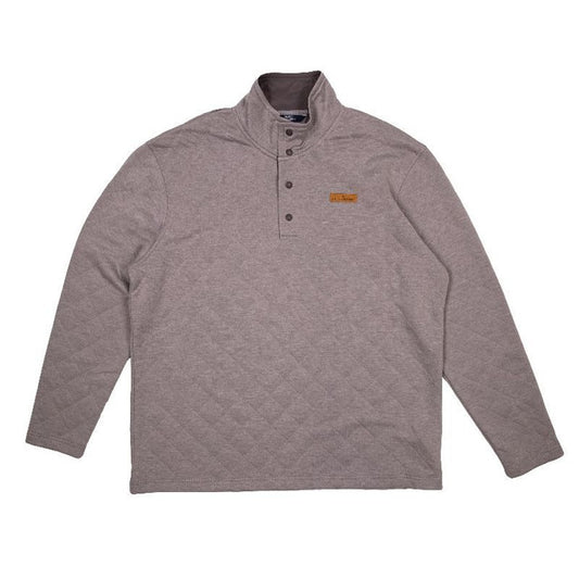 SS Men Quilted Pullover - Dove