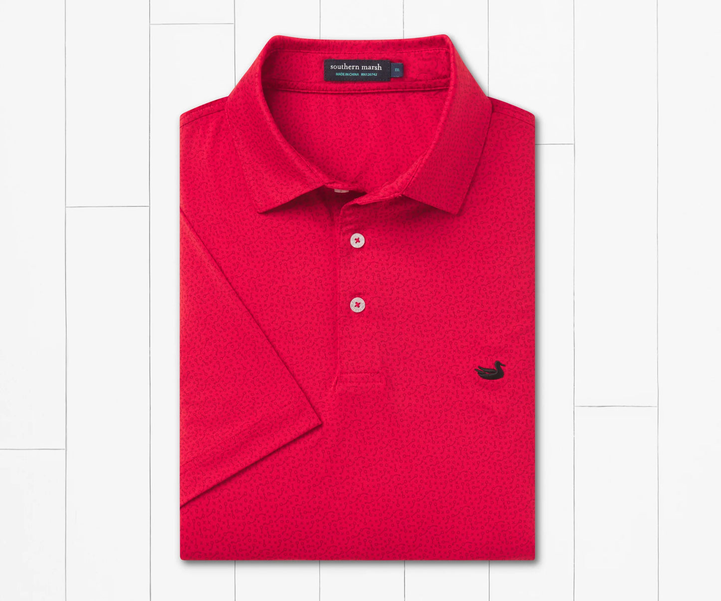 Pass Rush Performance Polo - Red
