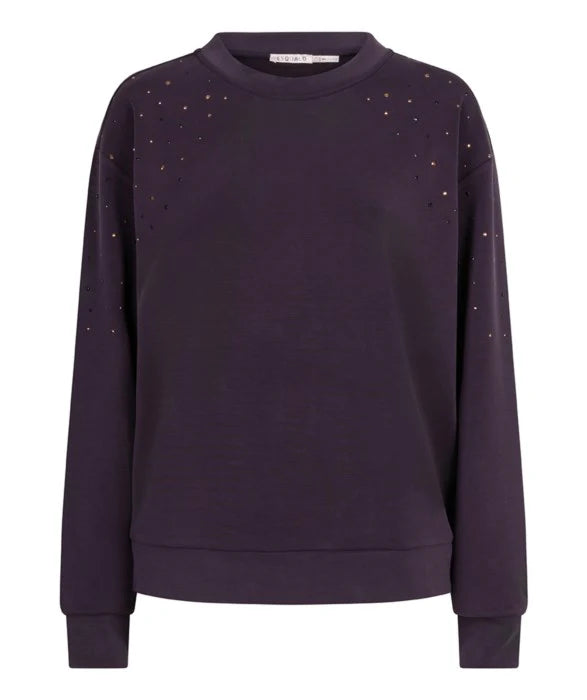 Esqualo Modal Embellished Sweater