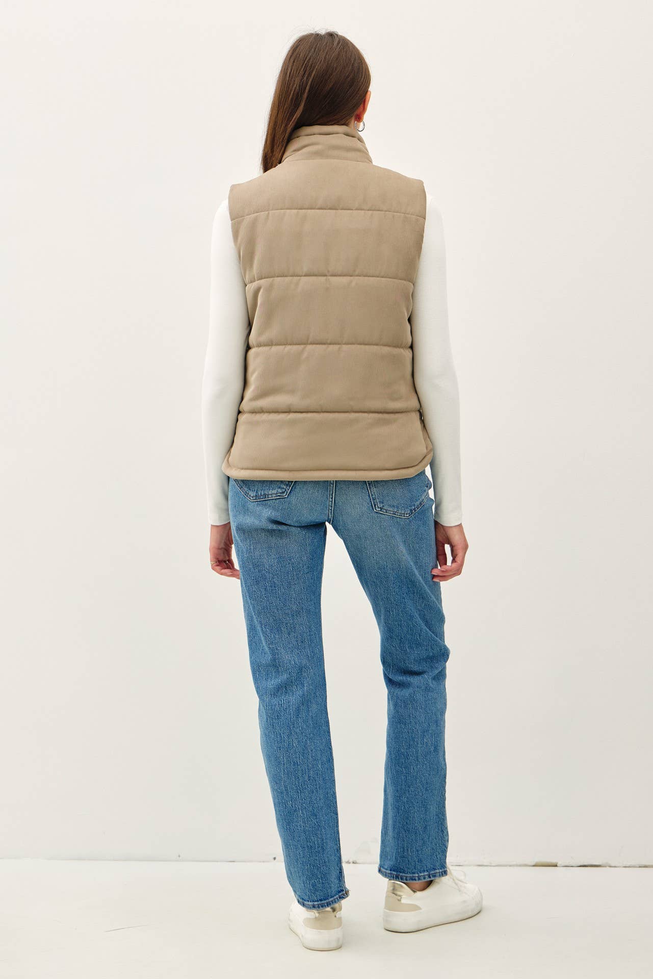 Be Cool - SUEDE-LIKE PUFFER VEST