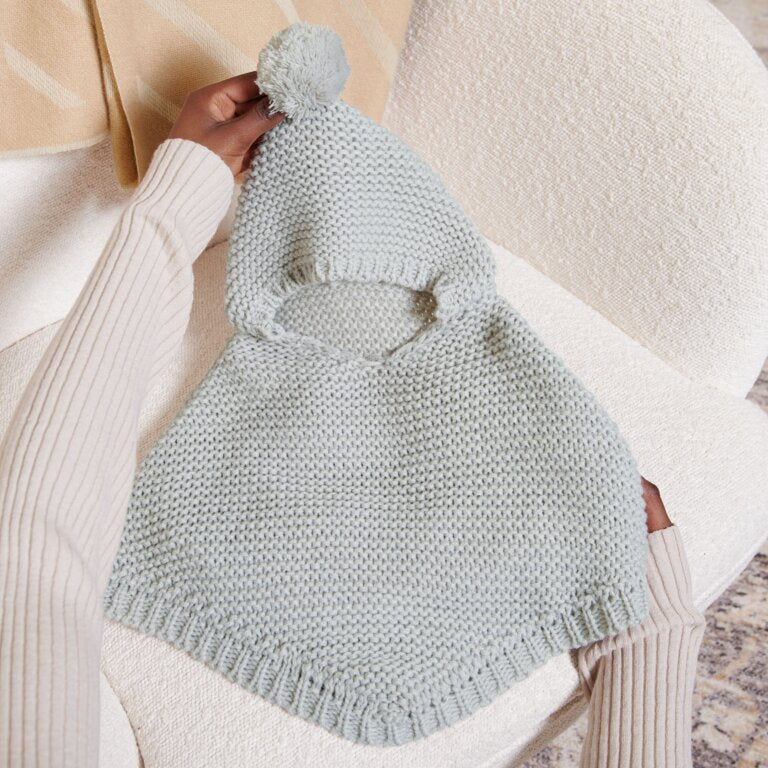 Knitted Baby Poncho