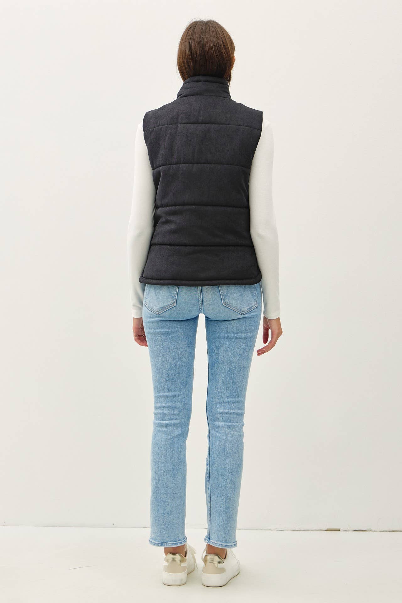 Be Cool - SUEDE-LIKE PUFFER VEST