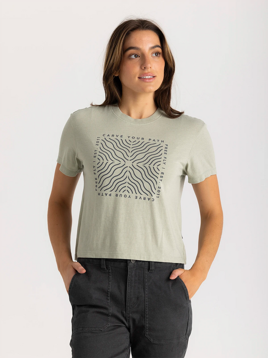 Free Fly Women's Carve Your Path Tee