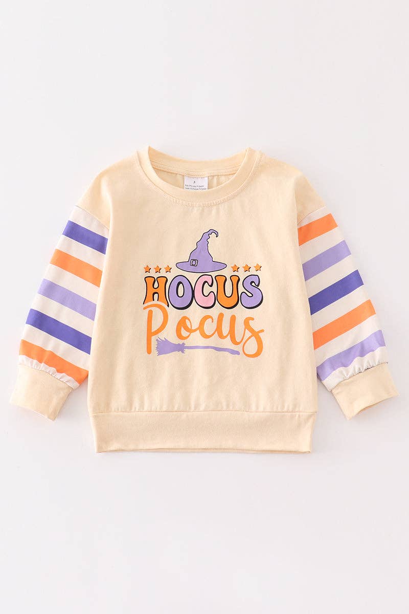 "Hocus Pocus" stripe girl top
