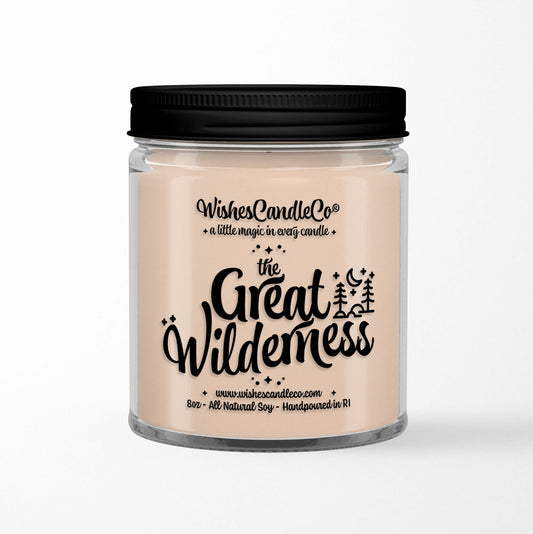 Wishes Candle Co - The Great Wilderness 8oz Candle With Hidden Pin Inside