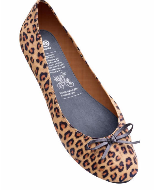Leopard Rollasole   compact footwear for any occasion